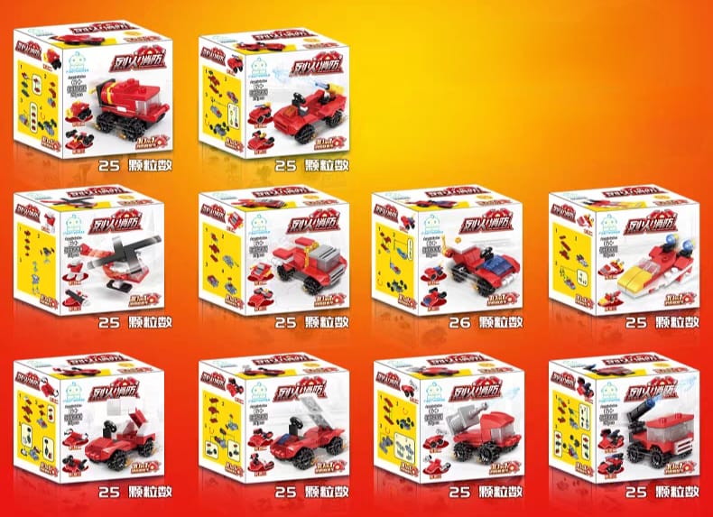 B4K Mini bricks toy - 10 boxes