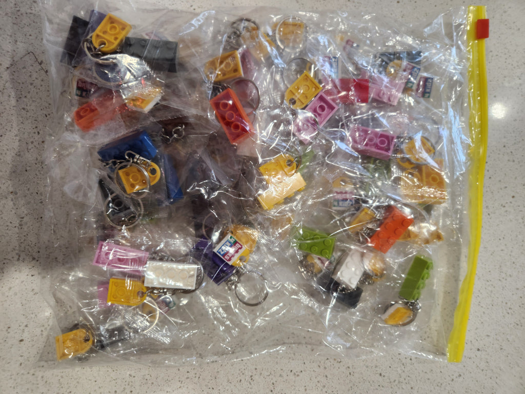 B4K Branded Brick Keyrings - 50 Per pack